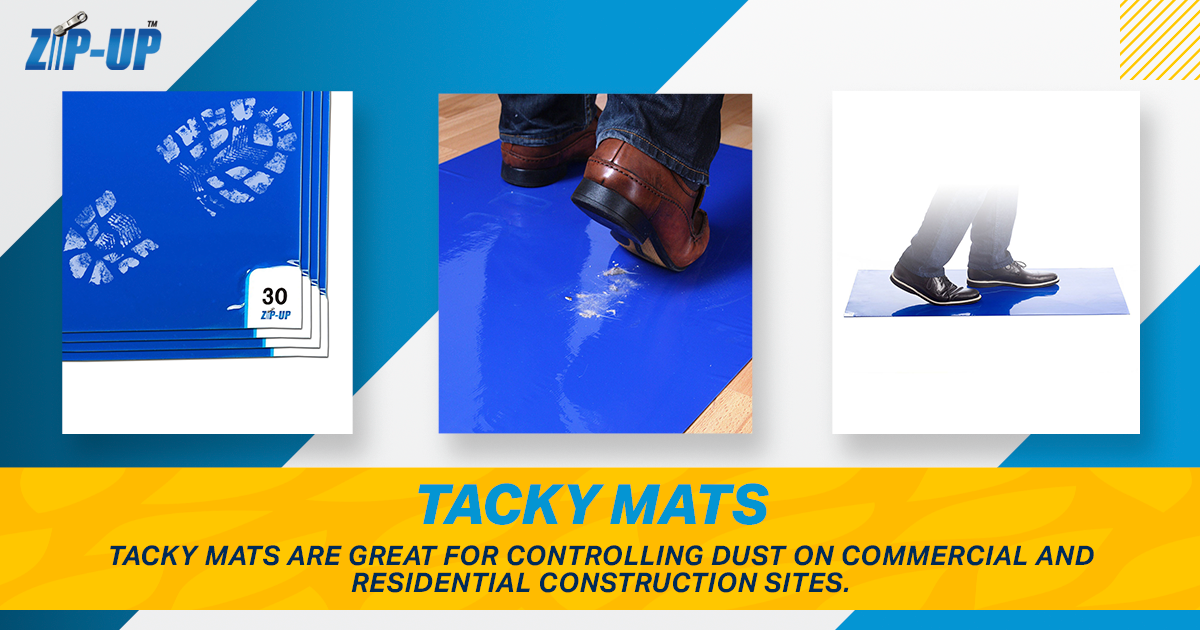 Tacky Mats & Mat Frames by ZipUp Products, Choice of Every Professionals!