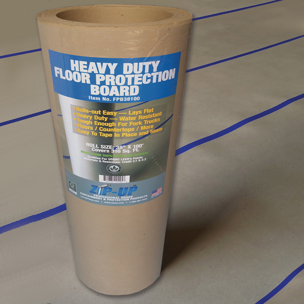 Floor Protection Board By Zip Up Products Protect Floor While